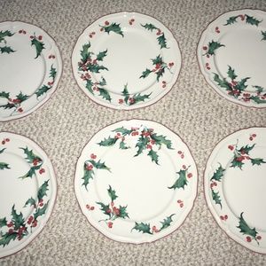 Villeroy & Boch - Holly Salad Plates (6)
